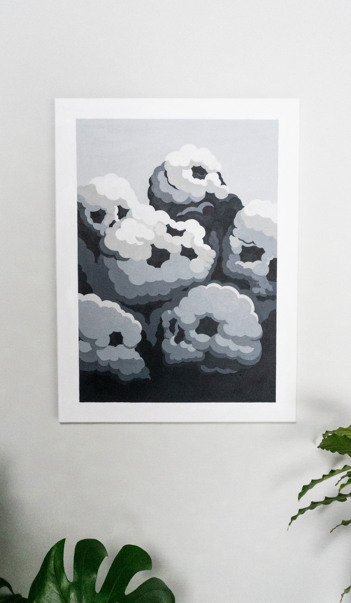 Grey Clouds Sky Of Skulls