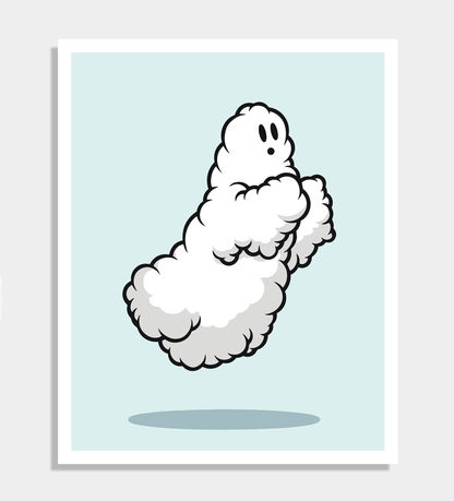 Ghost Cloud Art Print