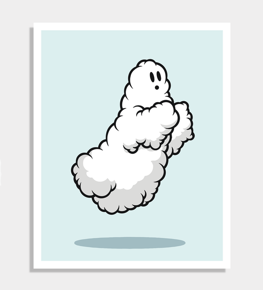 Ghost Cloud Art Print