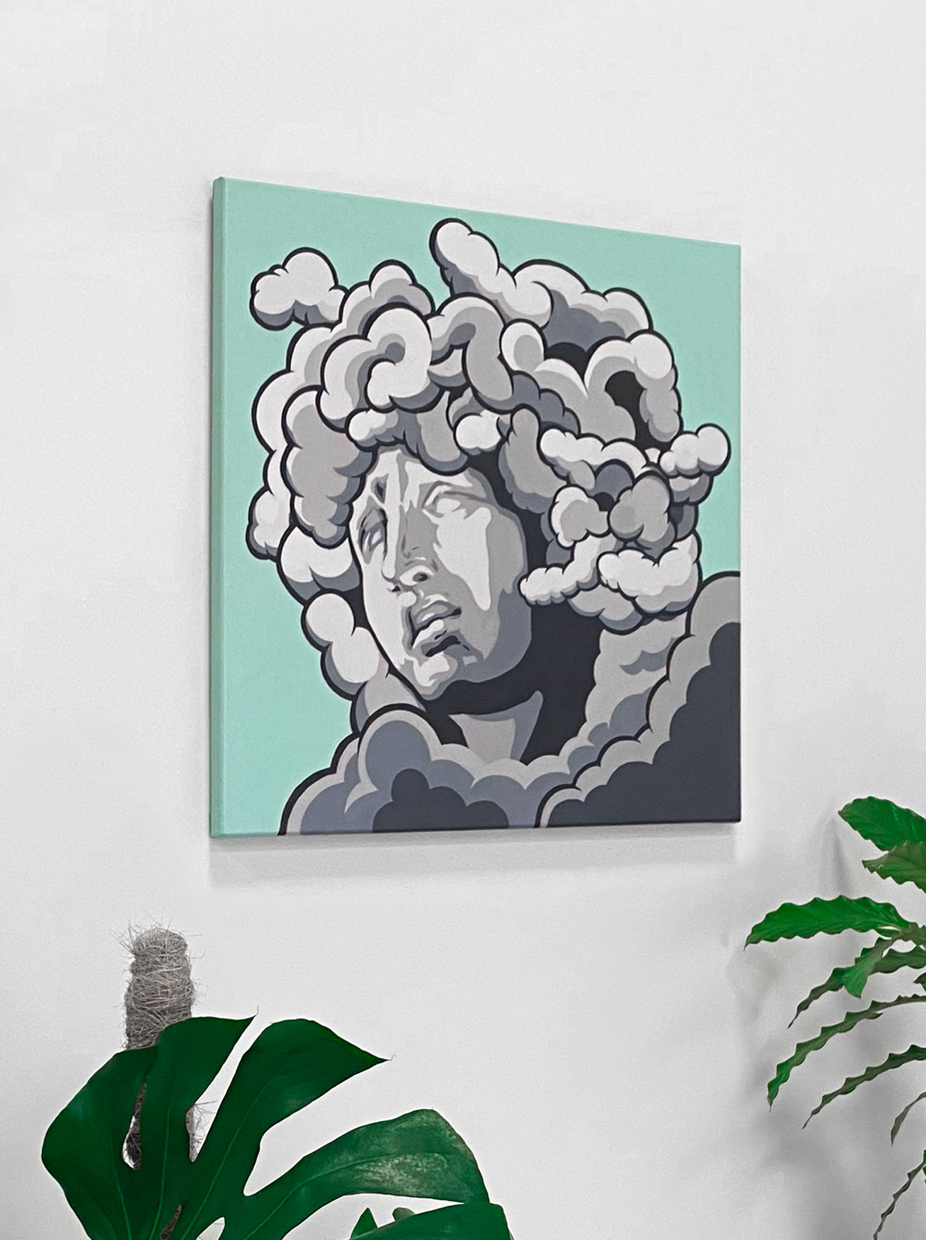 Medusa Cloud canvas Painting