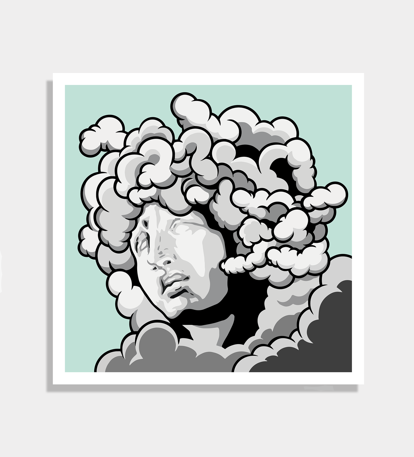 Medusa Cloud Art Print